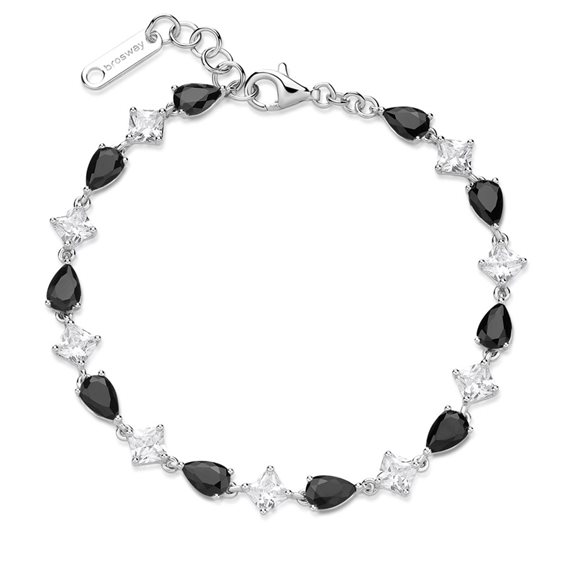 Bracciale Brosway Donna FANCY MISTER BLACK in Argento Cubic Zirconia FMB116 - FMB116